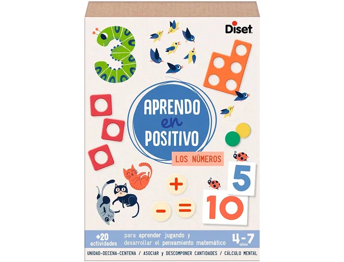 Aprendo en positivo Juego didáctico Los números