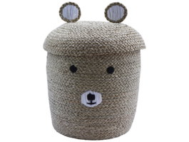DKD Home Decor Cesta Seagrass Oso Natural