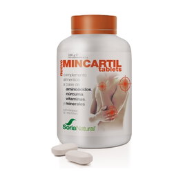 Soria Natural Mincartil Reforzado 180 Comprimidos Complemento Alimenticio Huesos y Cartílagos