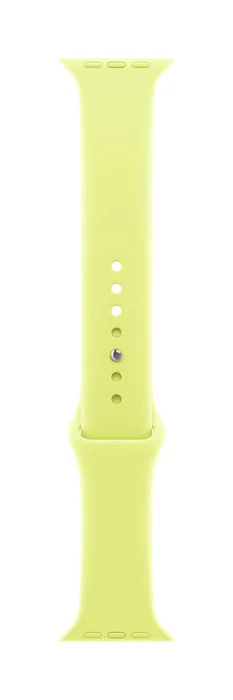Apple MFFU4ZM/A Correa para Apple Watch 38/40/41mm, Talla M/L (150-200mm), Amarillo Neón, Material Fluoroelastómero, Grupo de Rock