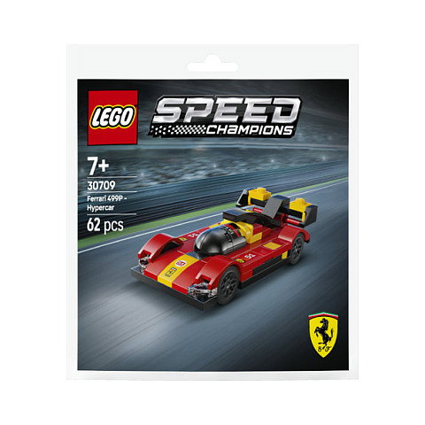 LEGO 30709 Speed Champions Ferrari 499P Polybag - Coche de Construcción Hiperdeportivo 62 Piezas para Niños y Niñas 7+ LEGO 30709 Speed Champions Ferrari 499P Polybag - Coche de Construcción Hiperdeportivo 62 Piezas para Niños y Niñas 7+