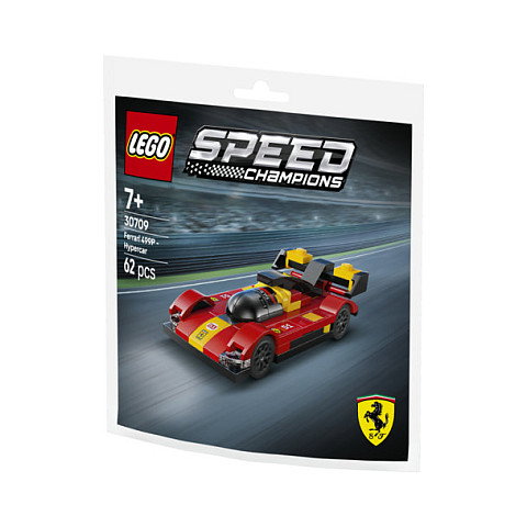 LEGO 30709 Speed Champions Ferrari 499P Polybag - Coche de Construcción Hiperdeportivo 62 Piezas para Niños y Niñas 7+ LEGO 30709 Speed Champions Ferrari 499P Polybag - Coche de Construcción Hiperdeportivo 62 Piezas para Niños y Niñas 7+