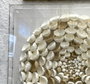 DKD Home Decor Cuadro Acrílico y Papel Maché Circular Blanco 60x60 cm