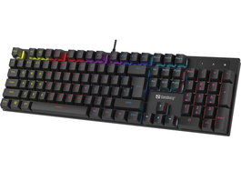 Sandberg Teclado Mecánico Gamer GERMAN 105 Teclas Metálicas para Precisión Duradera