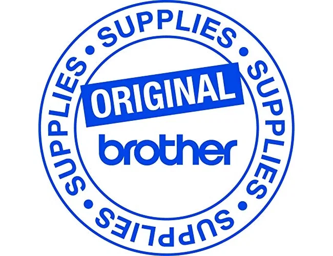 Brother TZe-FA3 Cinta Textil de 12 mm, Azul sobre Blanco