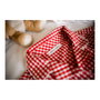 Brother TZe-FA3 Cinta Textil 12mm Azul sobre Blanco, 3m