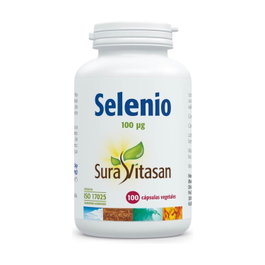Sura Vitasan Selenio 100 mcg 100 cápsulas - Complemento alimenticio para sistema inmune