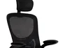 Q-connect Silla Ergonómica Pal Ermo Malla, Base Nylon, Ruedas Premium Color Negro - Máx 1300, Anc 610, Prof 600