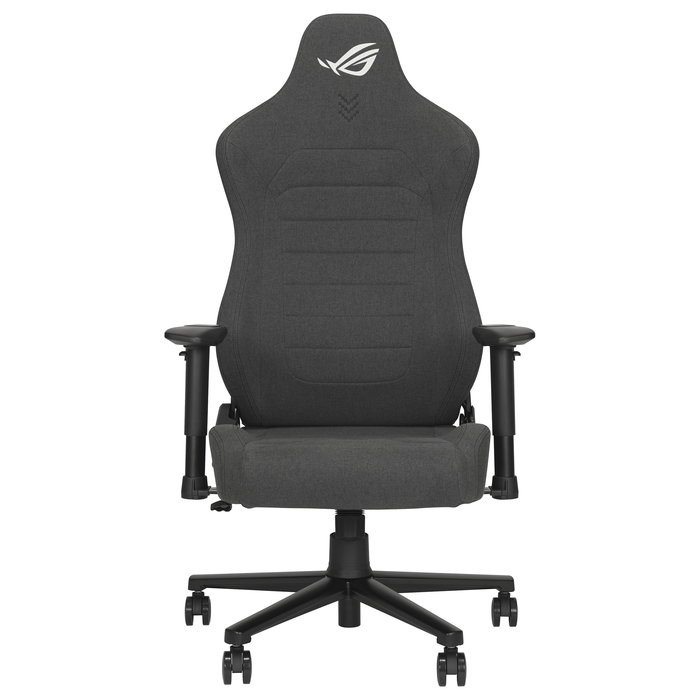 ASUS ROG Aethon Fabric Edition - Silla Gaming Ergonómica con Tapizado de Tela, Reposacabezas, Soporte Lumbar, Inclinación 87-152°, Peso Máx. 136 kg