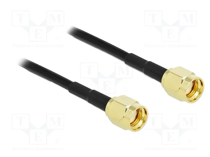 DeLOCK Cable de antena RP-SMA macho a RP-SMA macho LMR/CFD100 5 m DeLOCK Cable de antena RP-SMA macho a RP-SMA macho LMR/CFD100 5 m