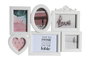 DKD Home Decor Marco Multifoto Blanco para 6 Fotos