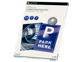 Leitz Bolsas Plastificar DIN A3 250 micras Caja 25 unidades