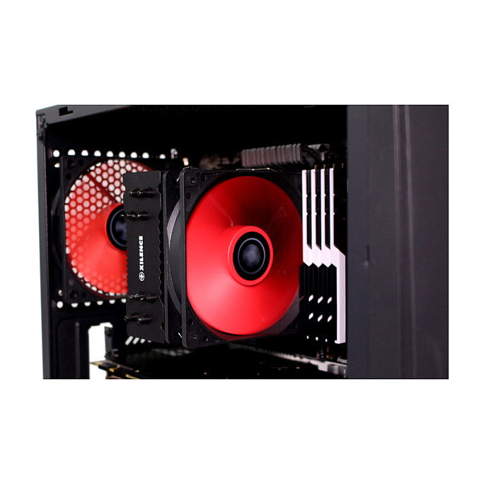 Xilence Cooler M704 Negro/Rojo CPU Disipador TDP 180W AM4.115x.1200.1700.2011.2066