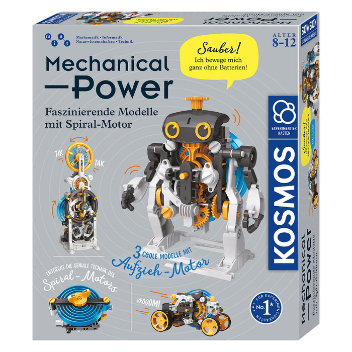 KOSMOS Mechanical Power con motor de espiral KOSMOS Mechanical Power con motor de espiral