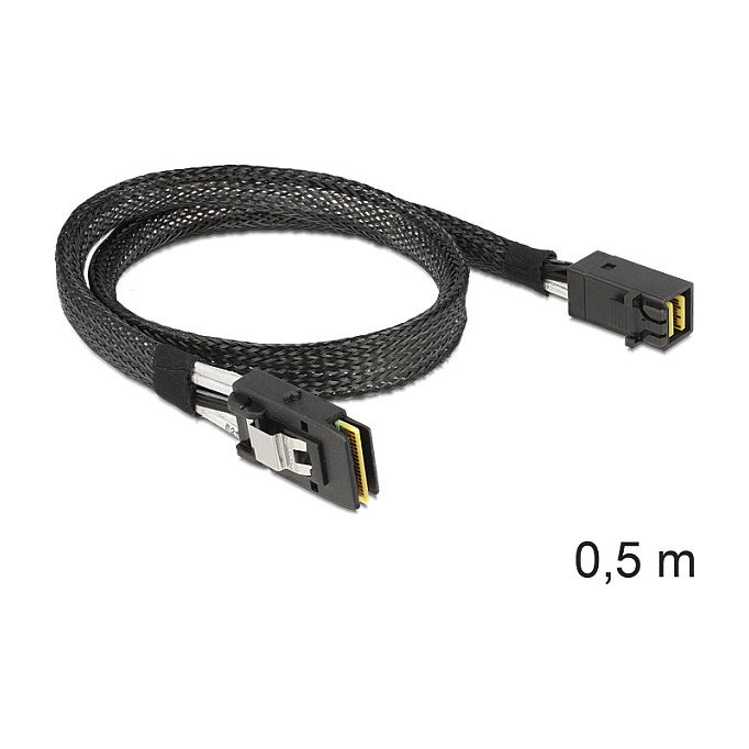 DeLOCK Cable Mini SAS HD SFF-8643 a Mini SAS SFF-8087 0,5 m