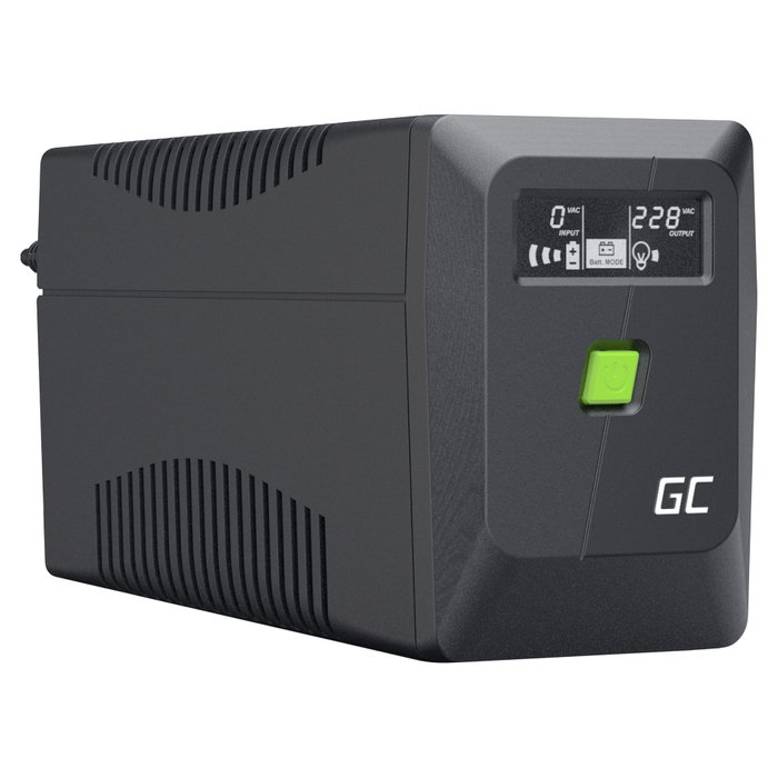 Green Cell PowerProof 650VA 360W con pantalla LCD Green Cell PowerProof 650VA 360W con pantalla LCD
