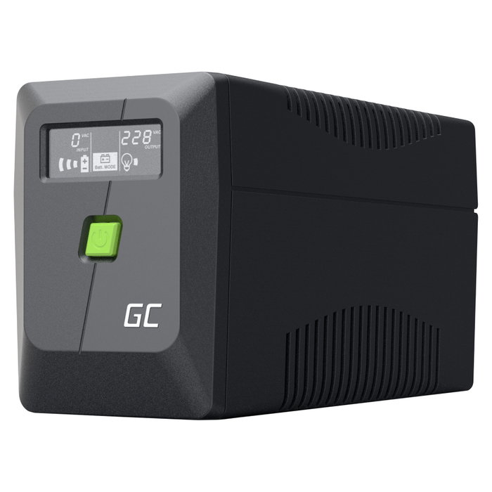 Green Cell PowerProof 650VA 360W con pantalla LCD Green Cell PowerProof 650VA 360W con pantalla LCD
