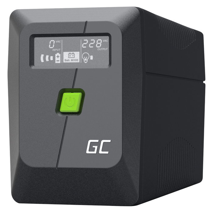 Green Cell PowerProof 650VA 360W con pantalla LCD Green Cell PowerProof 650VA 360W con pantalla LCD