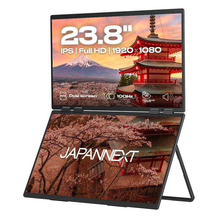 JapanNext Monitor IPS de 60,45 cm (23,8") Full HD 1920x1080, 100Hz, 14ms, HDMI, USB-C, Altavoces, VESA, Negro JapanNext Monitor IPS de 60,45 cm (23,8") Full HD 1920x1080, 100Hz, 14ms, HDMI, USB-C, Altavoces, VESA, Negro