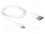 DeLOCK Cable HDMI High Speed con Ethernet, HDMI-A a Micro-D, 4K, 1 m, Blanco