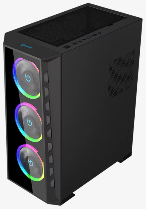 Hiditec MH12 Caja Gaming Semitorre Negro Hiditec MH12 Caja Gaming Semitorre Negro