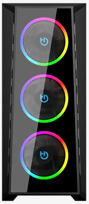 Hiditec MH12 Caja Gaming Semitorre Negro Hiditec MH12 Caja Gaming Semitorre Negro