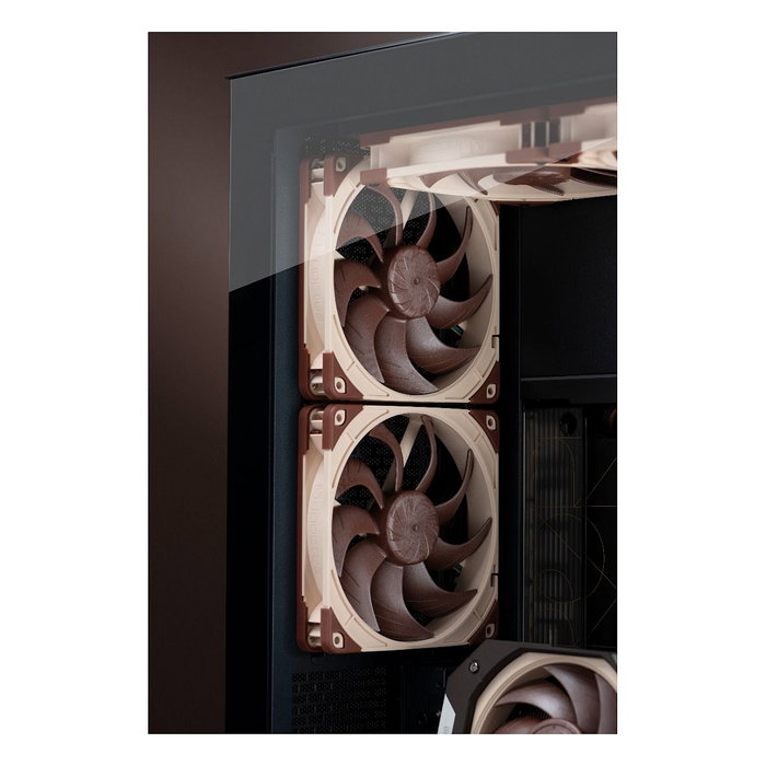 NOCTUA NF-A14x25 G2 PWM Sx2-PP Ventilador de 140 mm 1500 RPM Flujo de Aire 155.6 m3/h para Caja de Ordenador 2 Unidades
