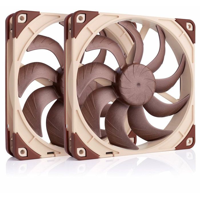NOCTUA NF-A14x25 G2 PWM Sx2-PP Beige (Pack de 2)