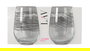 LAV Set 4 Vasos Gaia 475 cc con Diseño Bl.Lines Medidas ø7x9x11 cm (6 Cajas)