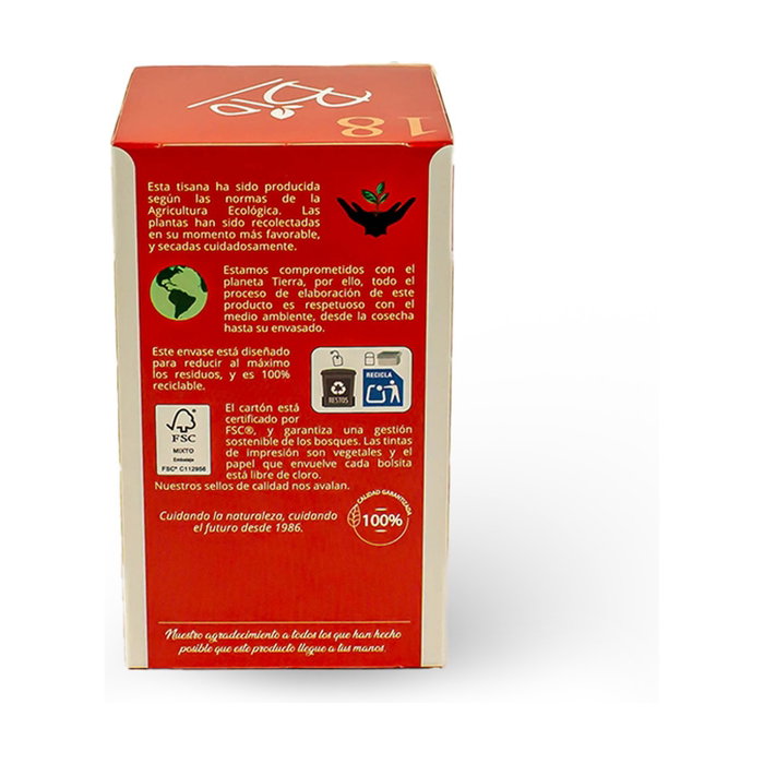 Artemis Infusión depura T depurativo y detox Bio 20 bolsitas infusoras