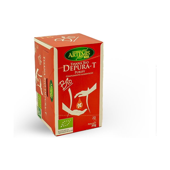 Artemis Infusión depura T depurativo y detox Bio 20 bolsitas infusoras