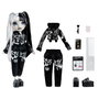 MGA Shadow High Muñeca Girls Night Heather - Muñeca de moda monocromática con coletas, tablet y accesorios de maquillaje, Ref. 597865, +4 años