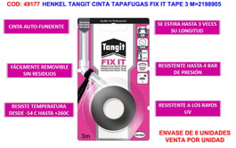 Henkel Tangit Fix It Tape 3 m