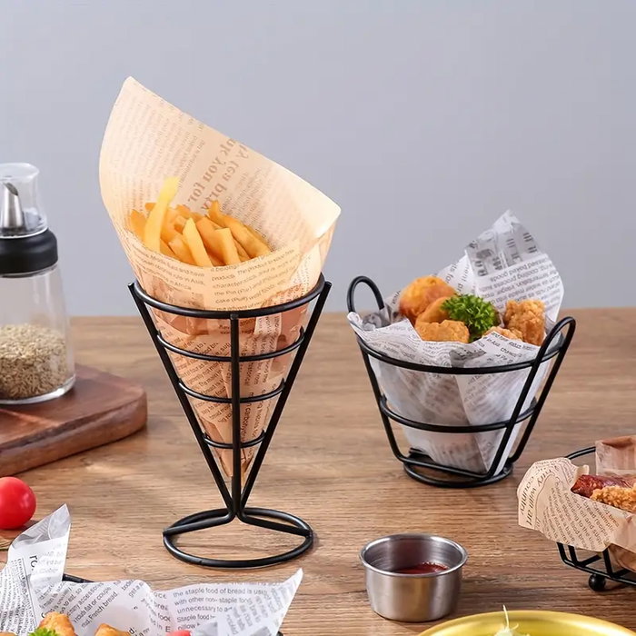 My Bar Cesta Para Servir Cónica 9.5 cm x 14.5 cm (24 Unidades)