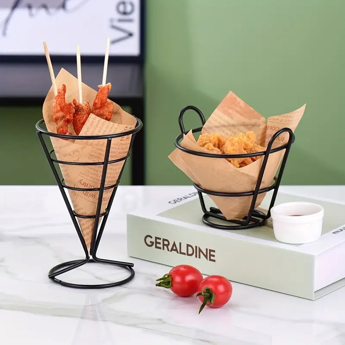 My Bar Cesta Para Servir Cónica 9.5 cm x 14.5 cm (24 Unidades)