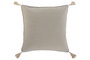 DKD Home Decor Cojín de Poliéster y Lino Natural 45x8x45 cm