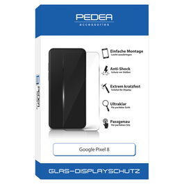 PEDEA Pantalla Protector de Cristal Templado Google Pixel 8 - Protector de Pantalla