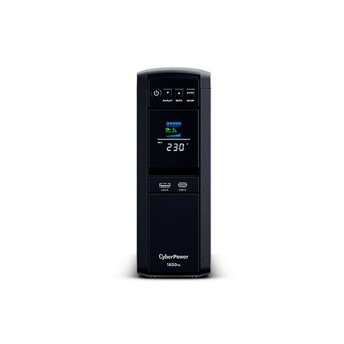 CyberPower CP1600EPFCLCD 1600VA 1000W Sinusoidal Pure Line-Interactive UPS