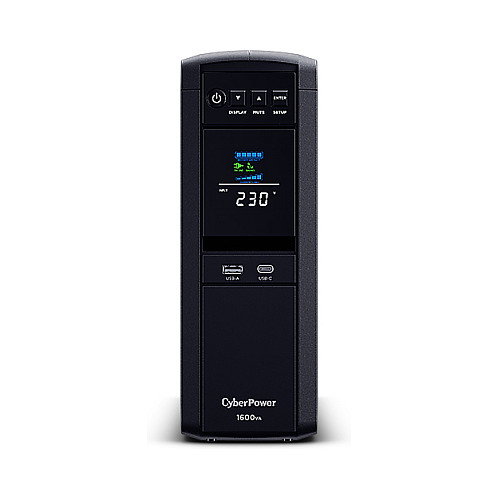 CyberPower CP1600EPFCLCD 1600VA 1000W Sinusoidal Pure Line-Interactive UPS