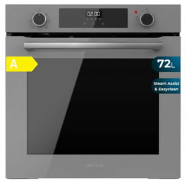 Cecotec Horno Multifunción Bolero Hexa M226000 72L 2800W Steam Grill Clase A Gris Integrable
