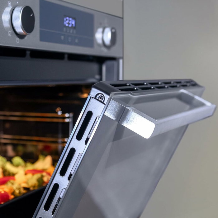 Cecotec Horno Multifunción Bolero Hexa M226000 72L 2800W Steam Grill Clase A Gris Integrable