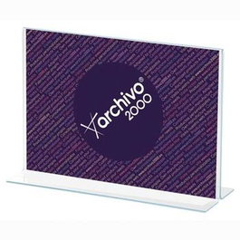 Archivo 2000 Expositor Sobremesa Din A4 Horizontal Transparente 85x300x215 mm