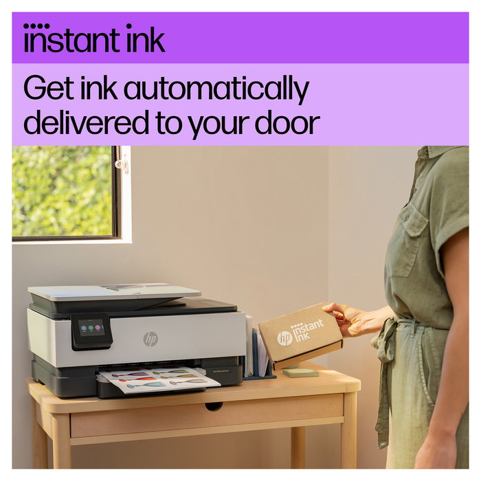 HP OfficeJet Pro 8134e Impresora Multifunción Color Inalámbrica All-in-One con Doble Cara y Servicio Instant Ink - Gris