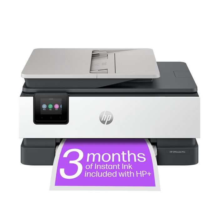 HP OfficeJet Pro 8134e All-in-One Printer - Impresora Color Multifunción con Fax, Scanner, Copiadora, Alimentador Automático y Pantalla Táctil, para Oficina en Casa, hasta 20 ppm