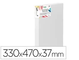 Liderpapel Bastidor 3d extragrueso 6F Algodon 100% 33x41 cm Gramaje 380g/m2 Certificado