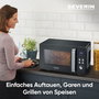 Severin MW 7763 Microondas 2 en 1 con Grill