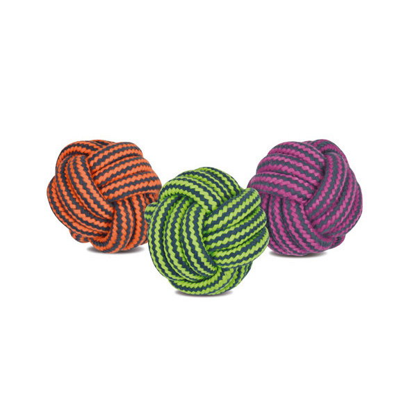 Nayeco Pelota Cuerda Dental Bicolor 9cm (Pack de 3) Nayeco Pelota Cuerda Dental Bicolor 9cm (Pack de 3)