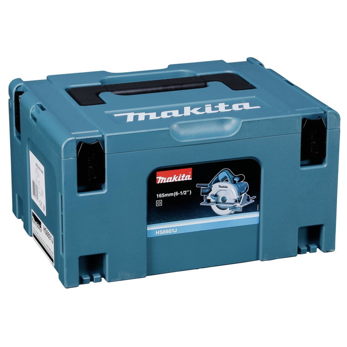 Makita HS6601J Sierra circular manual 165 mm, 1050 W, con maletín