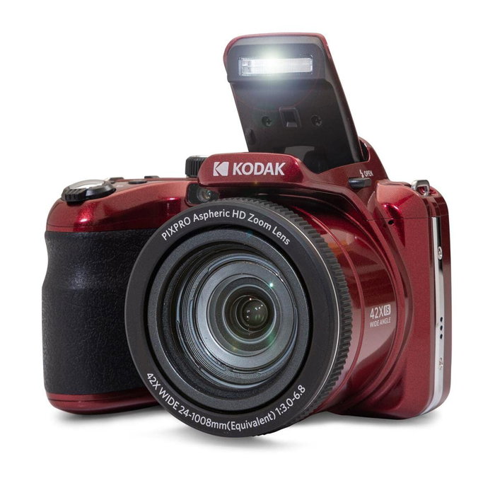 Kodak Pixpro AZ425 Roja con 20MP y Zoom Óptico 42x Kodak Pixpro AZ425 Roja con 20MP y Zoom Óptico 42x