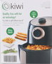 Kiwi Freidora De Aire 2 Litros 1000W, Dimensiones: 20 cm de Ancho x 29 cm de Alto x 20 cm de Largo, Peso 5.80 kg (2 Unidades)